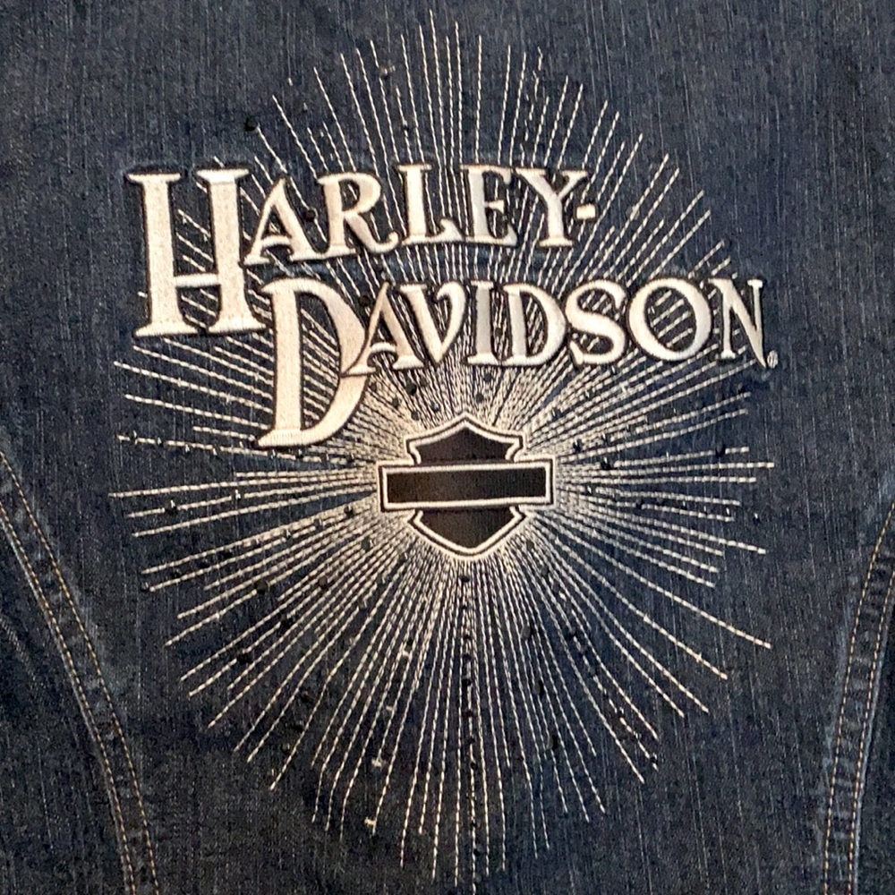 Harley Davidson Jeans and Denim Vest